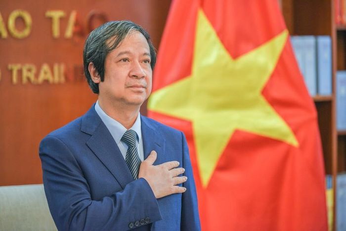 Bộ trưởng Bộ GD&amp;ĐT Nguyễn Kim Sơn. Ảnh PHI HÙNG
