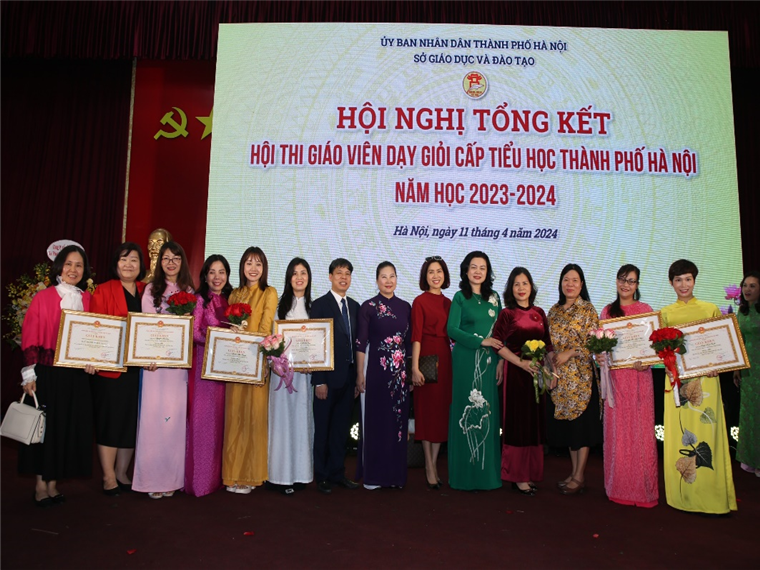 Hà Nội: 150 giáo viên đoạt giải giáo viên dạy giỏi cấp tiểu học thành phố Hà Nội năm học 2023-2024 -0